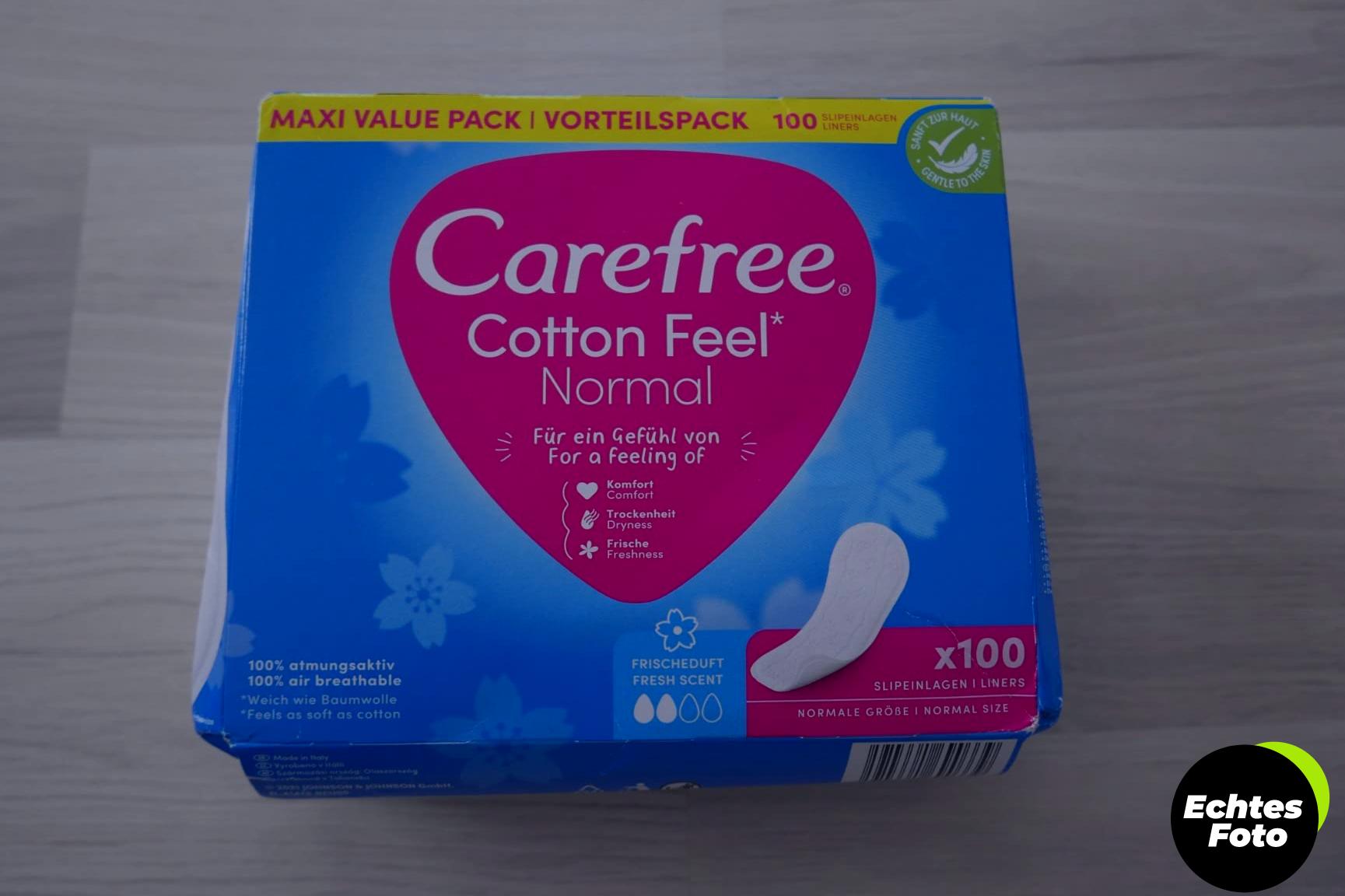 carefree-slipeinlagen-cotton-feel-normal-56-stueck-weich-foto-2