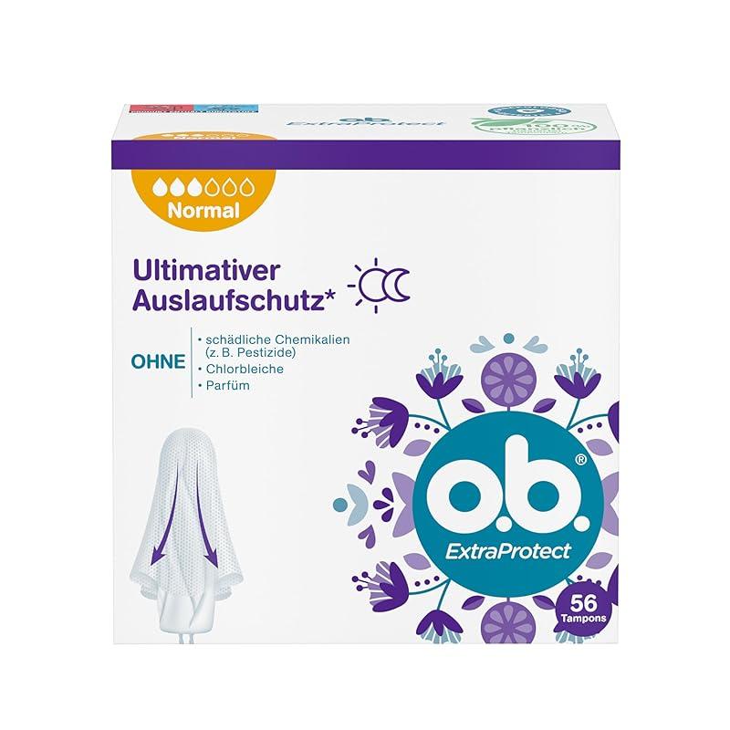 Zuverlässiger Schutz und Komfort mit o.b. ExtraProtect Tampons im Alltag