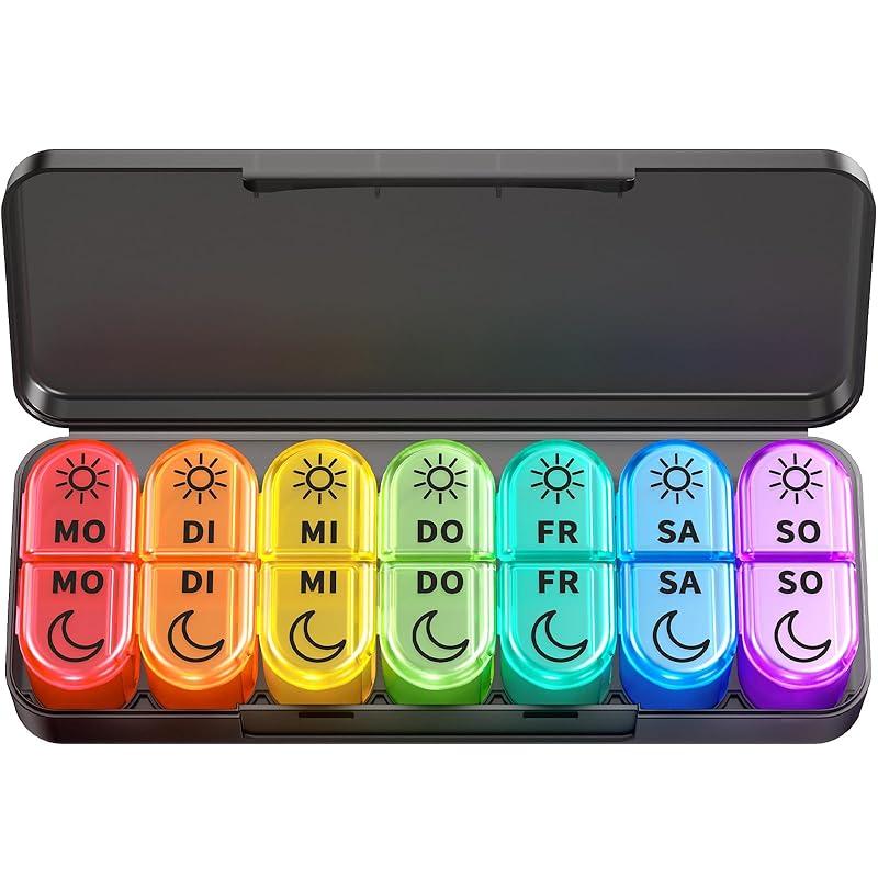 Praktische Tablettenbox für unterwegs – ideal für meine Medikation!