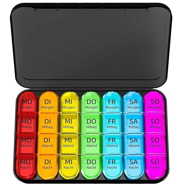 Praktische Tablettenbox für jeden Tag: Ideal für unterwegs und gut durchdacht