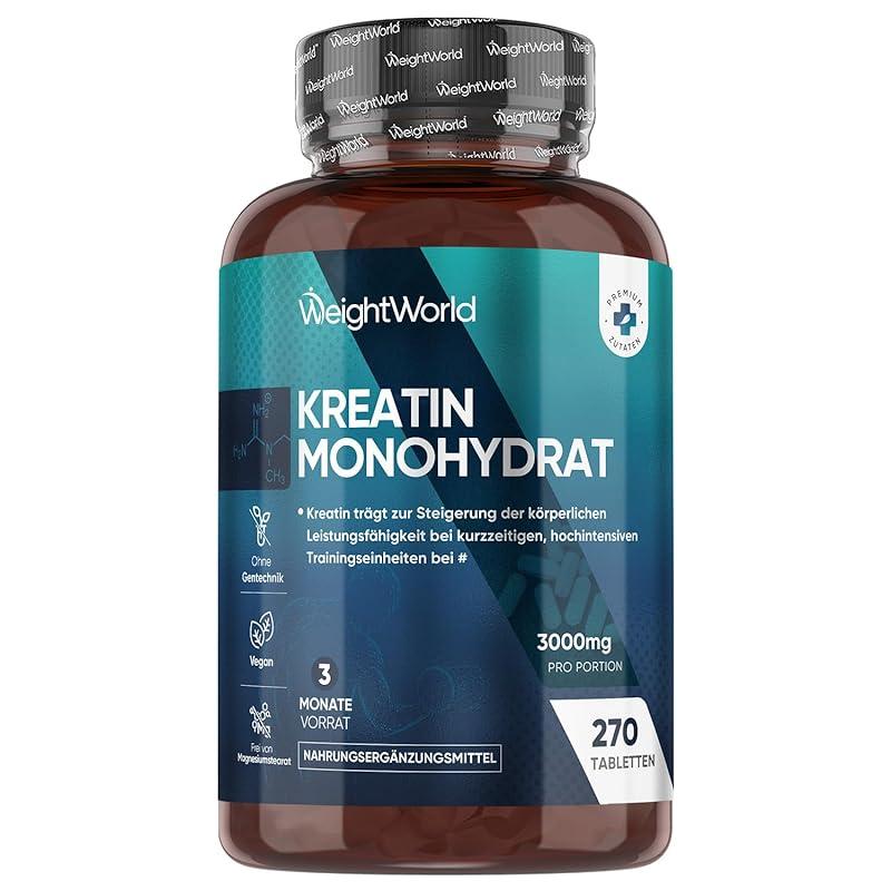 WeightWorld Kreatin-Tabletten: Kraftvoll, vegan und effektiv im Einsatz!